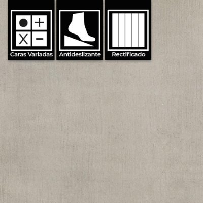 Porcelanato Poa Gris Antides. Dest. Rect. 84x84(2,12)