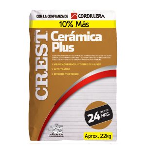 Crest Ceramica Plus Saco 22 kilos