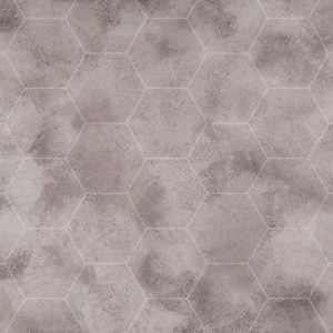 Gres Porcelanato Hexagon City Light Grey Mate 20x23