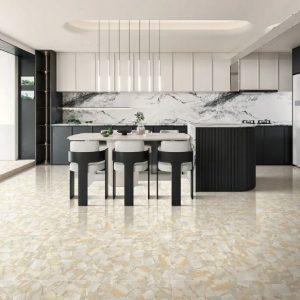 Gres Porcelanato Terrazo Beige Pulido CPY001 60x60 (1,44)