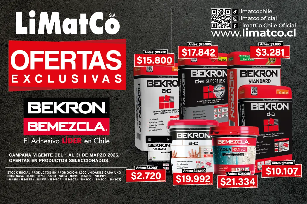 Mes Bekron Marzo, AC Tineta, Superflex, Standart, DA, Flex Frague, Aqua Protect