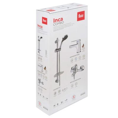 Kit INCA Barra+ Mon.Tina/ducha+ Mon.Lavatorio Teka