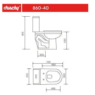 WC y Estanque Gunnar Muro 18Cm