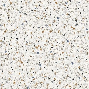 Gres Porcelánico Terrazo Blanco Pul. CPY008 60x60 (1,44)