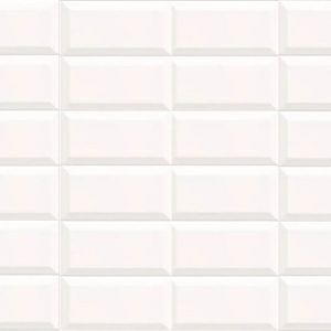 Blanco Brillo Bisel 10x20(1,0)
