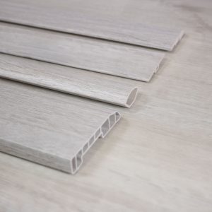 Cubrejunta Pvc Eminent Silver 2400x45x6mm